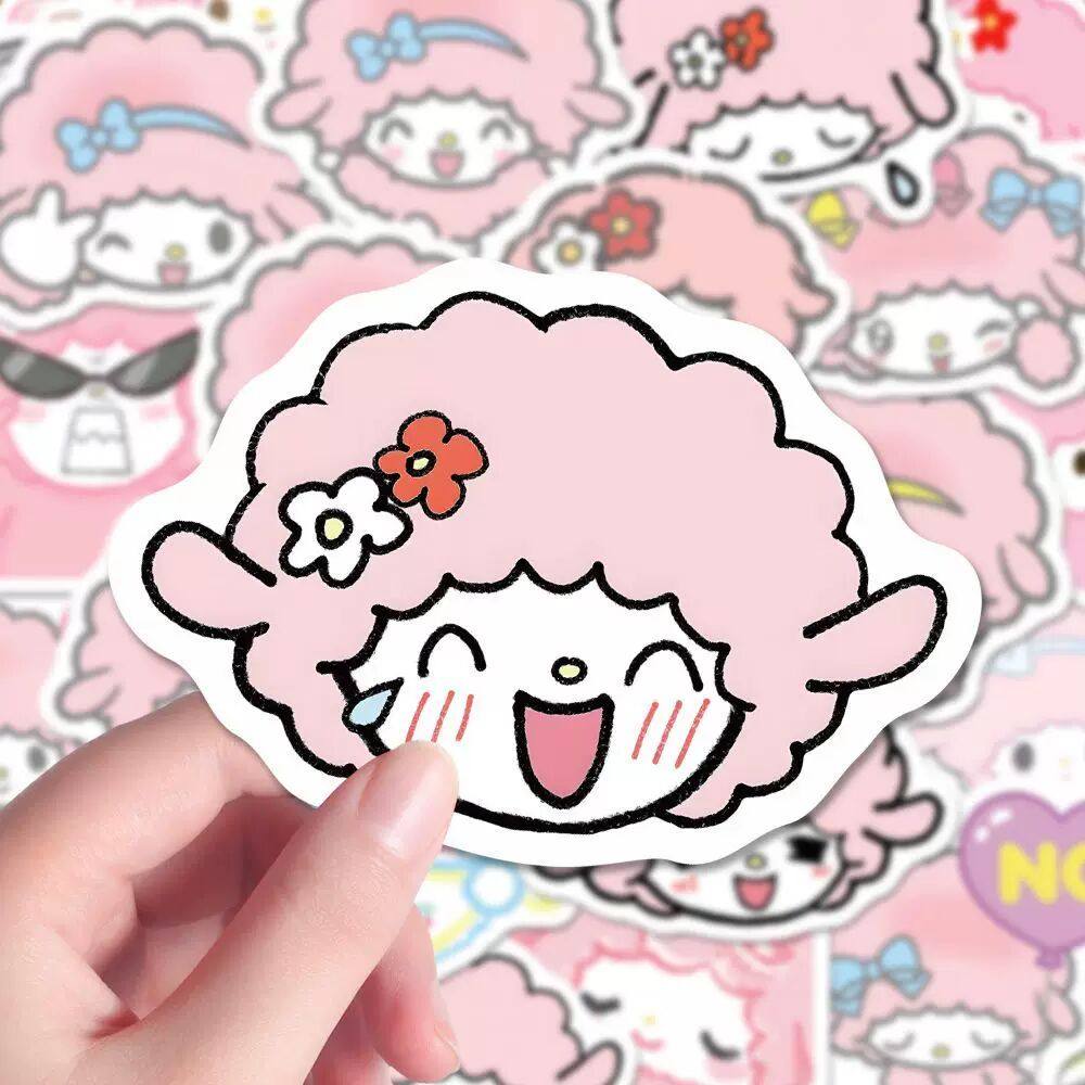 126张必安诺piano小羊贴纸高颜值卡哇伊粉色少女心ins风贴画装饰,玩具/童车/益智/积木/模型,贴纸,淘宝优惠券,粉丝福利购,淘宝优惠卷