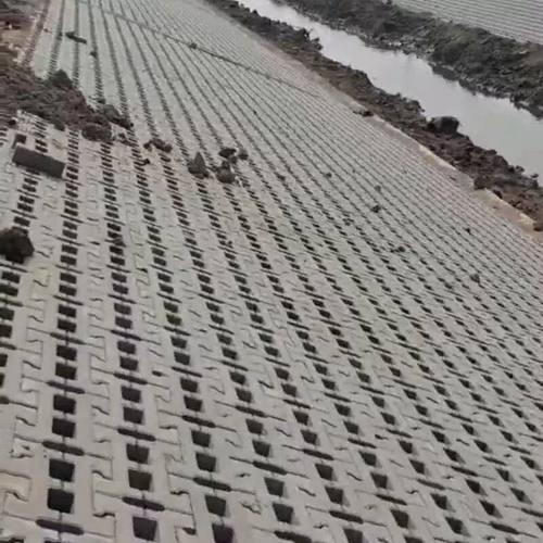 六角护坡砖生态连锁砖六棱块工字锁扣砖实心砖空心砖植草砖透水砖