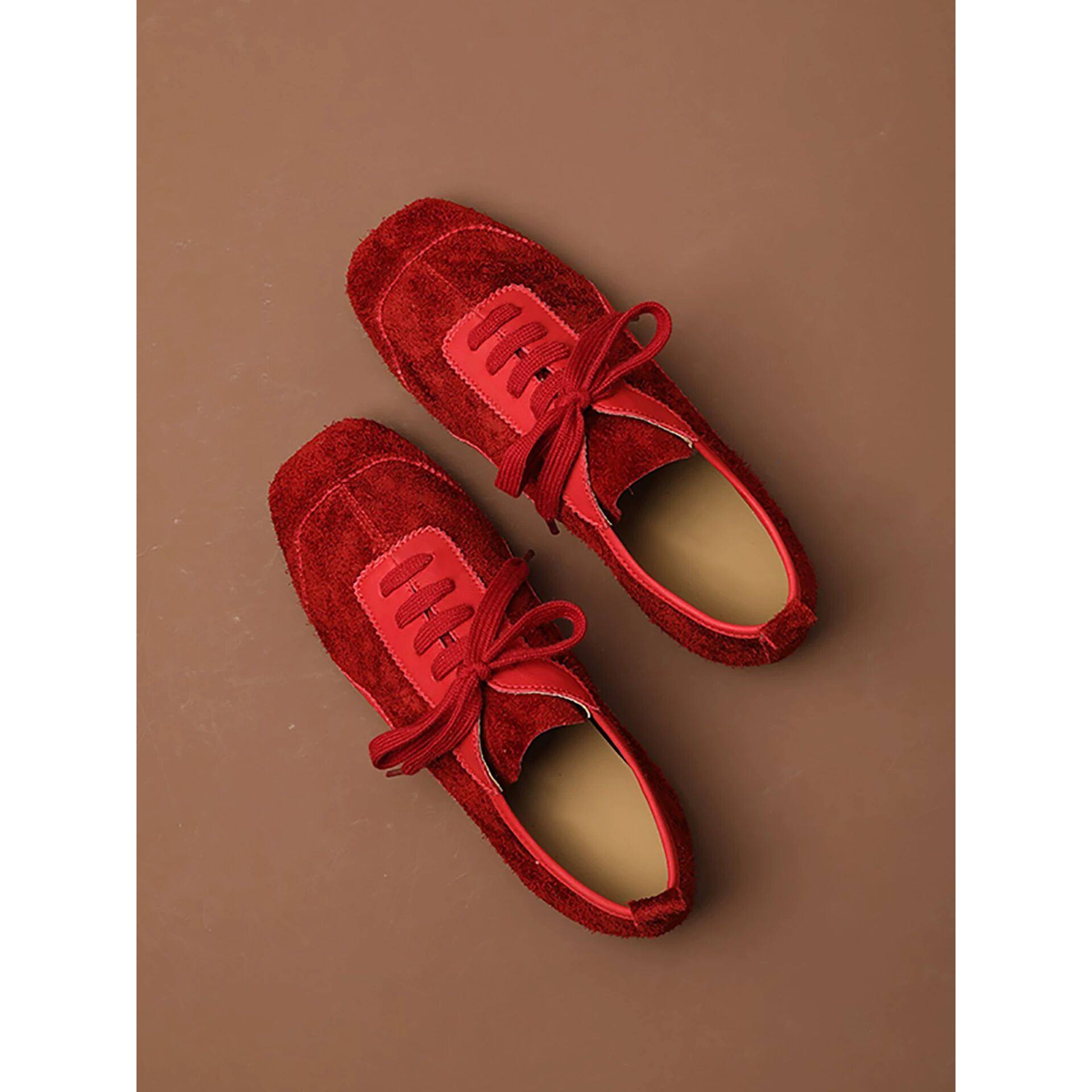 新年红色反绒面磨砂复古德训鞋女阿甘鞋女款休闲运动板鞋平底单鞋,女装/女士精品,牛仔裤,淘宝优惠券,粉丝福利购,淘宝优惠卷