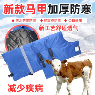 牛犊防寒马甲犊牛保温衣服保暖牛犊子棉衣给牛穿的防寒服初生小牛