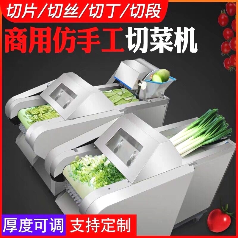 多功能660型1000型切菜机商用家用切辣椒河粉酸菜切丝切片切段机