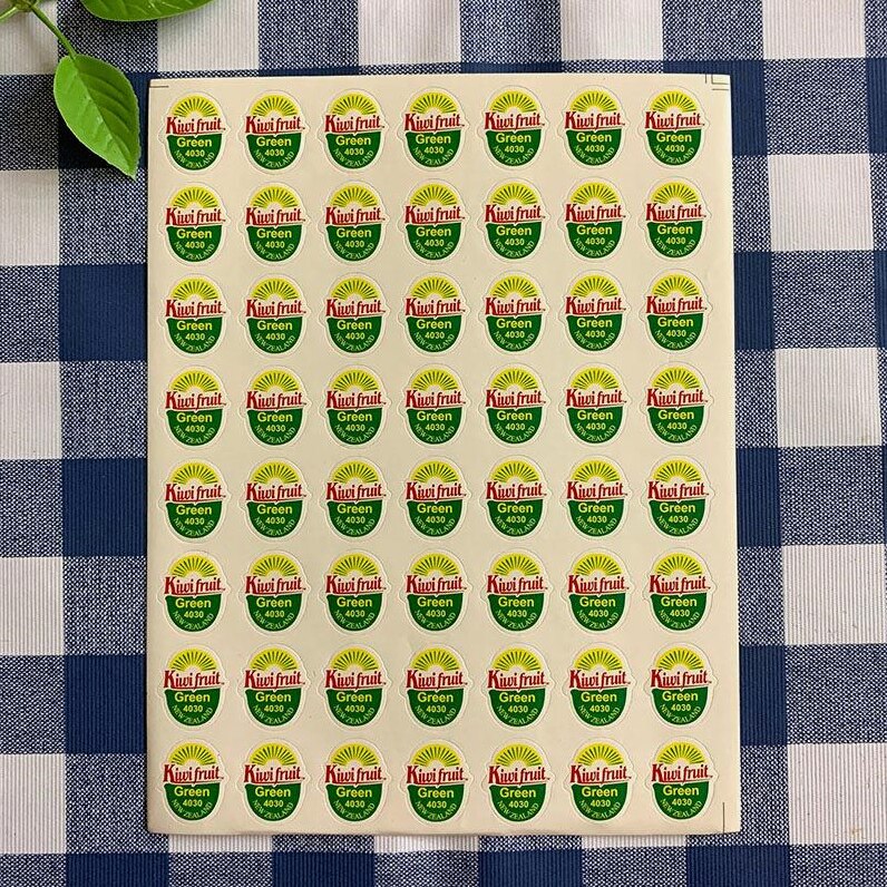 佳沛金果绿果标签标贴猕猴桃贴纸自粘防水不干胶商标贴水果店通用