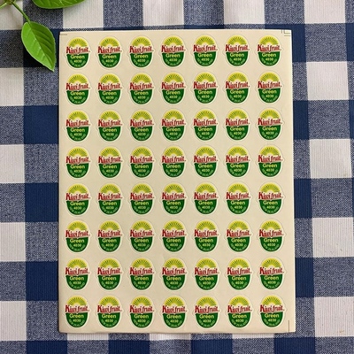 佳沛金果绿果标签标贴猕猴桃贴纸自粘防水不干胶商标贴水果店通用