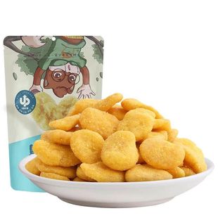 三只松鼠蟹香蚕豆蟹黄味205g 袋坚果炒货休闲零食地方特产