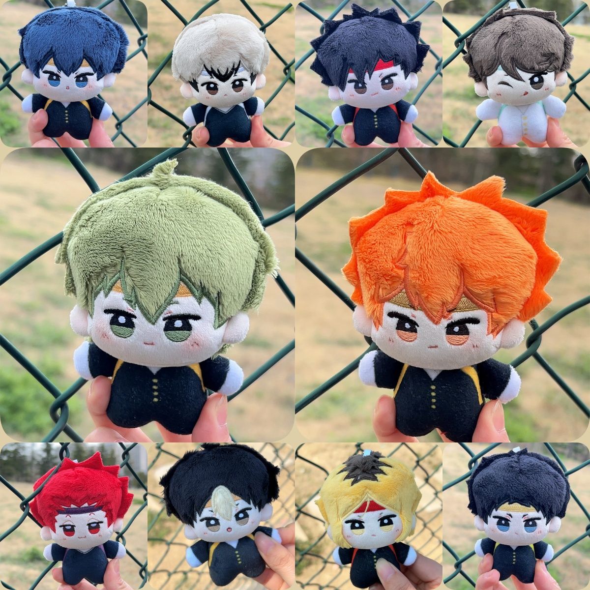 排球少年棉花娃娃10cm毛绒公仔北信介娃娃日向影山及川彻玩偶礼物