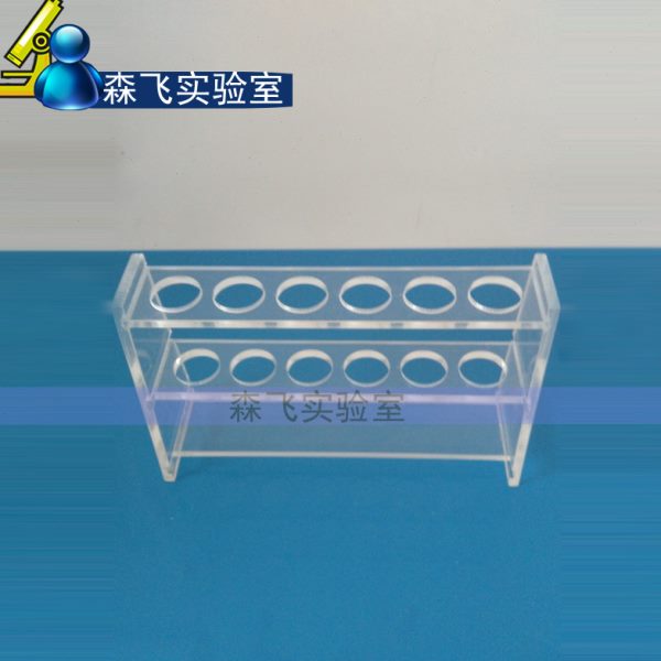 10/25/50/100ml 有样机玻璃比色管架试管架 6孔 12孔