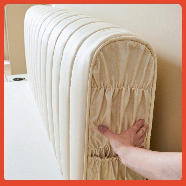 ??免洗加厚夹棉全包床头套罩木床靠背软包科技布防尘罩新,居家布艺,床头罩,淘宝优惠券,粉丝福利购,淘宝优惠卷