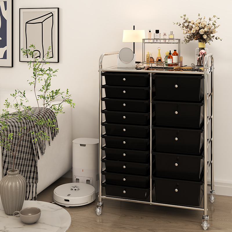 现代简约b餐边柜可移动茶水柜客厅收纳柜抽屉式储物柜厨房置物架