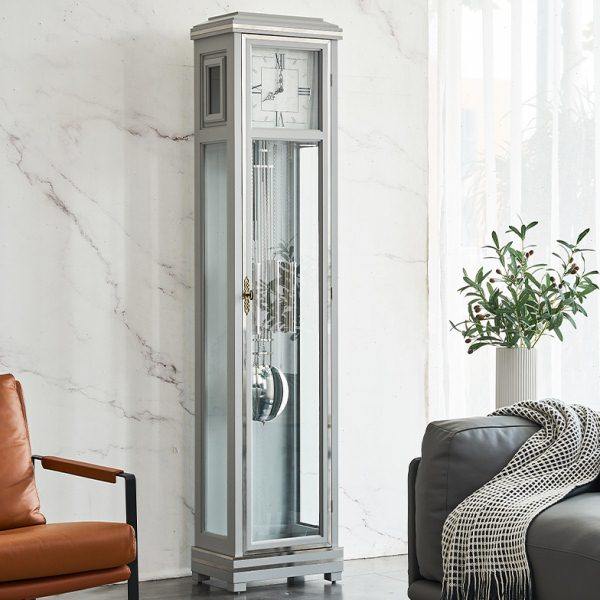 德国赫姆勒客厅落地钟轻奢现代家用简约时尚座钟意式网红大摆钟