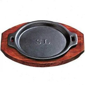 双耳铁板 特力 铁皇 扒盘 铁板不粘烤盘 牛扒铁板烧 牛排铁板