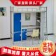 公寓床上床下桌单人床带书桌大学生高低床组合床员工铁艺床宿舍床