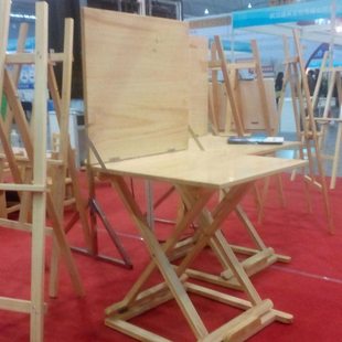 写生静物台折叠木制美术教学画材教具素描写生台衬布蜡果摆放台桌