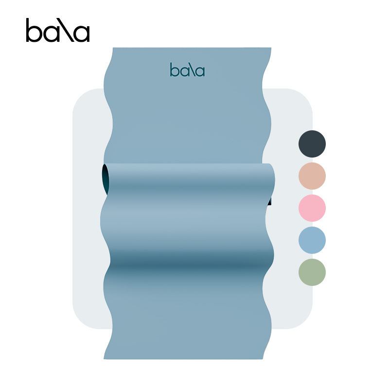 Bala Mat波浪瑜伽垫女专业防滑加厚家用健身塑性普拉提垫减震静音