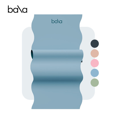 Bala Mat波浪瑜伽垫女专业防滑加厚家用健身塑性普拉提垫减震静音