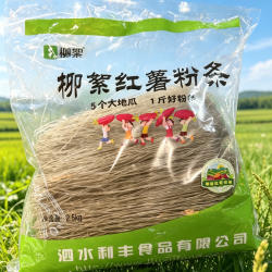 5斤装 泗水柳絮红薯粉条圆粉条细粉酸辣粉商用家用纯红薯粉条批发