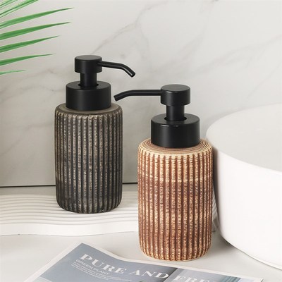 高颜值陶瓷打泡器慕斯泡沫洗面按压瓶洗手液分装瓶家用起泡泡空瓶