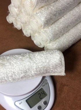 纯白色竹签维 加厚家用洗碗去油抹桌子毛巾洗碗布
