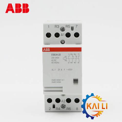 ABB 建筑用接触器 ESB24-40*110-120V AC/DC原装正品24A/4NO