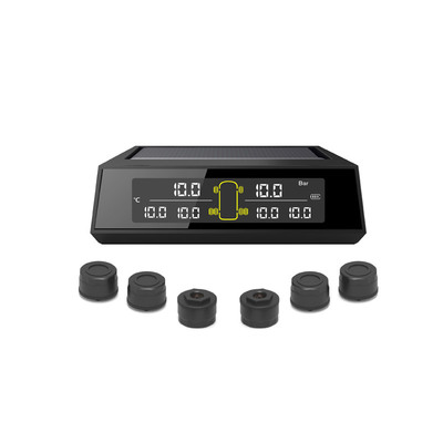 六轮房车太阳能h胎压监测器货车公交6客车无线外置高精度TPMS检仪