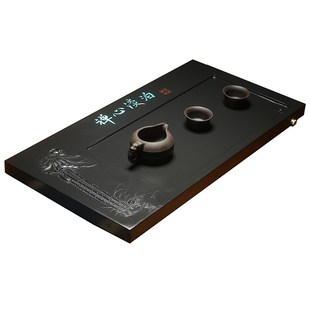 清仓处理石头茶盘老库存歙砚原石茶台湿泡排水家用砚台文房四宝端