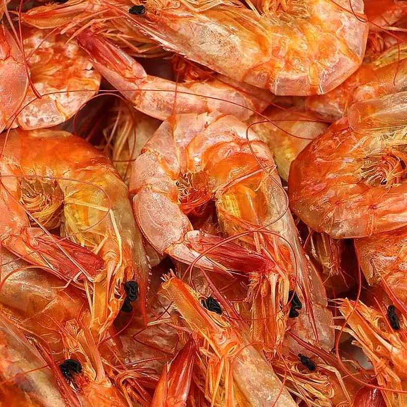 海鲜烤虾干即食孕妇宝宝零食淡干补钙大号对虾干海鲜干货批发年货