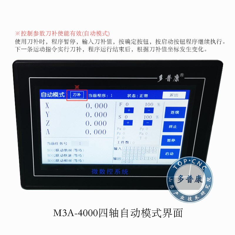 多普康M3A控制器可编程触摸屏一体机步进伺服电机控制系统代替PLC