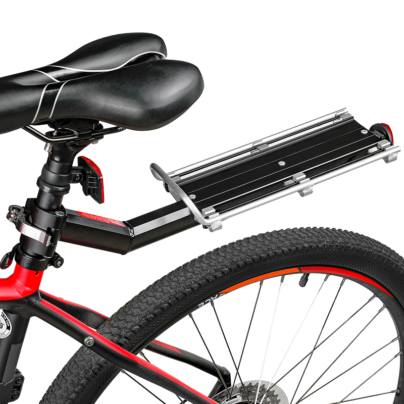 自行车后座架山地车后货架行李置物架单车尾架公路车后座装备配件