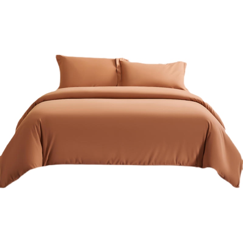 160支A类磨毛全棉四件套100加厚床上用纯色床单被套床笠