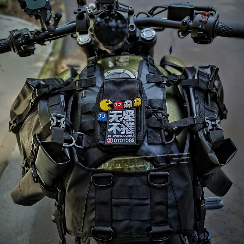 通用闪500 600 350 TR300摩托车油箱包油箱挂载防水马甲便捷储物