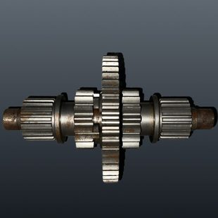 中央 柳林收割机配件 转向齿轮 轴 柳林履带旋耕机6