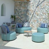 藤沙发户外休闲组合别墅庭院花园酒店露台北欧简约室外藤编沙发