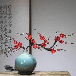 现代新中式 饰禅意摆件 陶瓷花瓶创意插花客厅电视柜玄关餐桌家居装