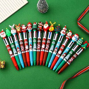 圣诞小礼品小学生礼品奖励平安夜礼物儿童创意多色圆珠笔卡通实用