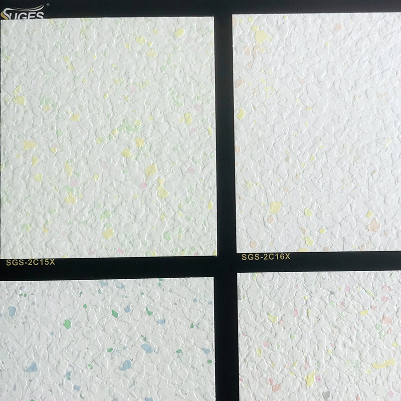 苏格仕贝壳片漆色卡彩片漆样板册多彩贝壳粉艺术涂料样册打版册