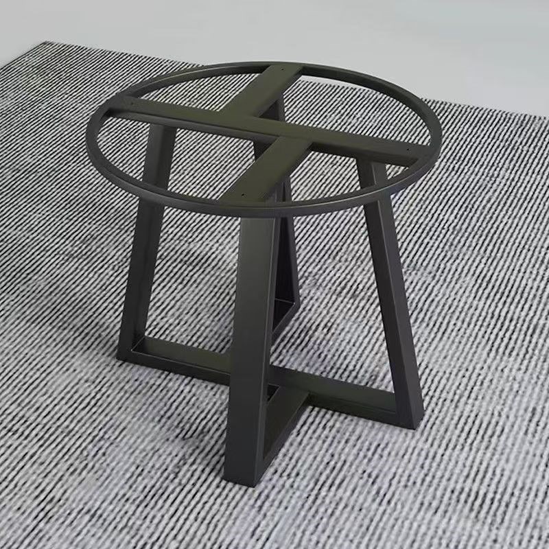 圆桌腿支架大理石岩板茶几会议圆形桌脚餐桌架加厚款饭店圆台底座