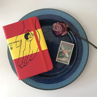 日事创意A6小笔爱本子记韩本随身便携口袋日记本厚简约可记手账本