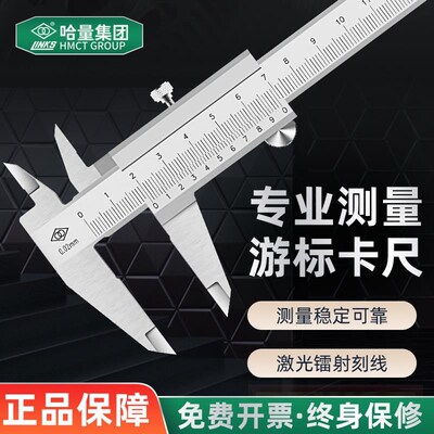 游标卡尺高精度小型不锈钢工业级B油标卡尺高度深度大号油表标卡