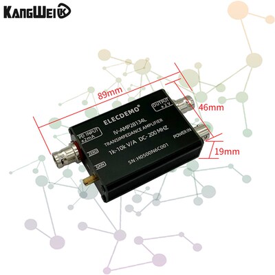 可调跨阻放大器高速IV转换滨松wPIN光电二极管雪崩APD 200M高带宽