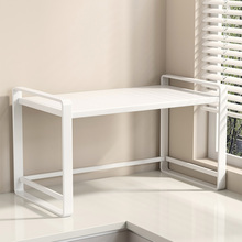 厨房碗碟收纳层架放餐具的碗架置A物柜子家用隔板台面调味料分层