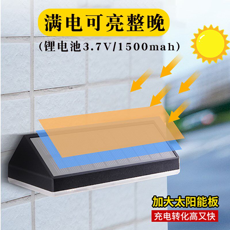 太阳能户外灯别墅造景布置氛围灯花园洗墙灯庭院防水阳台围墙壁灯,家装灯饰光源,户外壁灯,淘宝优惠券,粉丝福利购,淘宝优惠卷