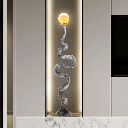 现代轻奢高级抽象艺术客厅玄关落地摆件电视柜酒店大型雕塑装饰品