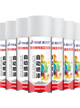 整箱12瓶450ML自动手摇自喷漆黑白红色金属汽车防锈改色油漆喷罐