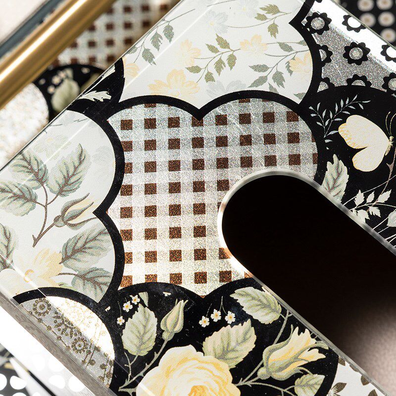 KP高档纸巾盒客厅餐桌茶几轻奢家用抽纸盒新中式桌面餐巾纸收纳盒