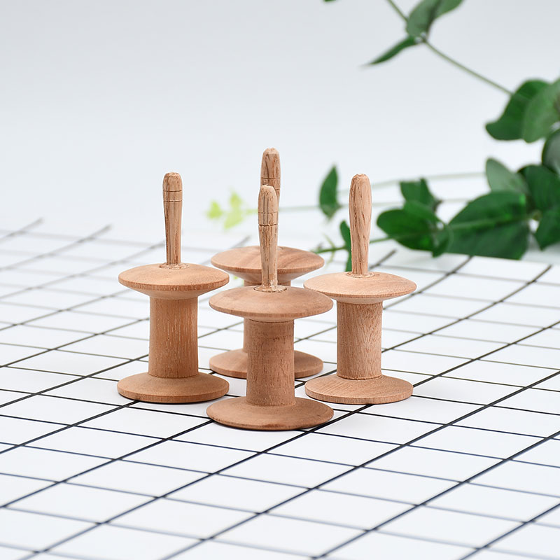 线轴苏绣潮绣diy工具材料盘金线线刺绣线工字托手柄线托 金托