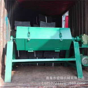 宏瑞六角滚筒抛光机五金件翻新除锈机研磨旋转抛光机