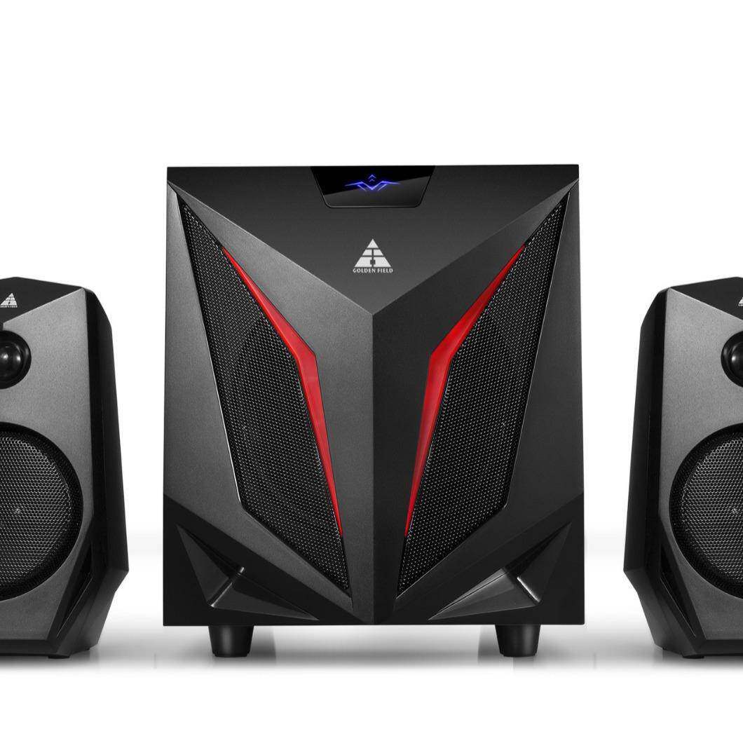 K2金河田游戏音响低音炮多媒体电脑音箱台式木质2.1