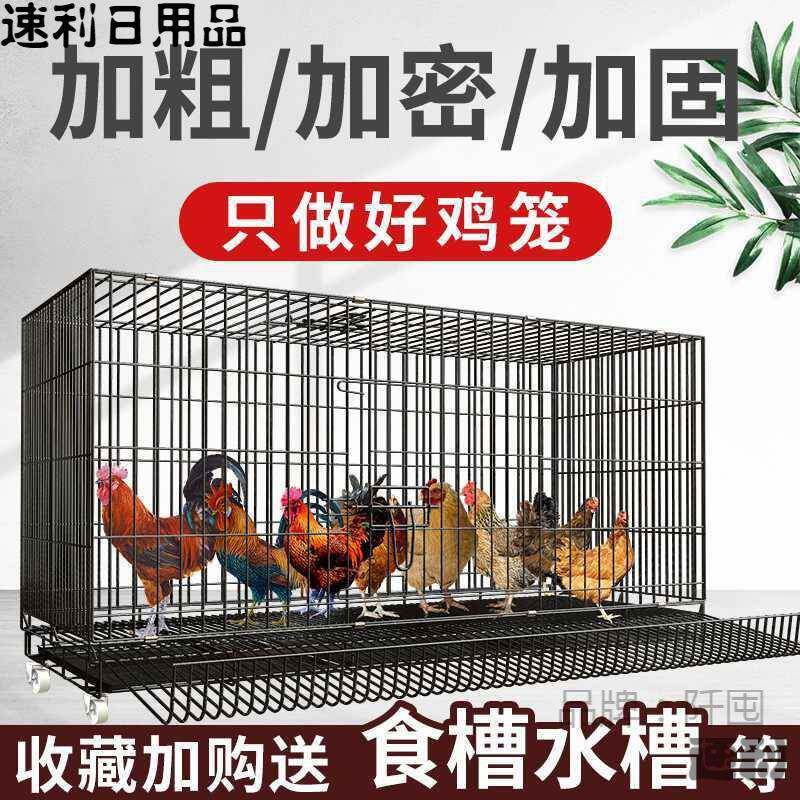 鸡笼子家用大号特大养殖笼鸡舍大型铁丝网阳台自动清粪养鸡笼狗笼