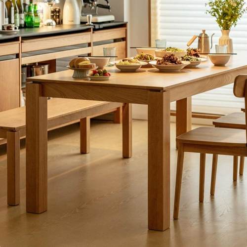 实木餐桌家用全实木大板长桌北欧樱桃木书桌小户型工作台长条桌