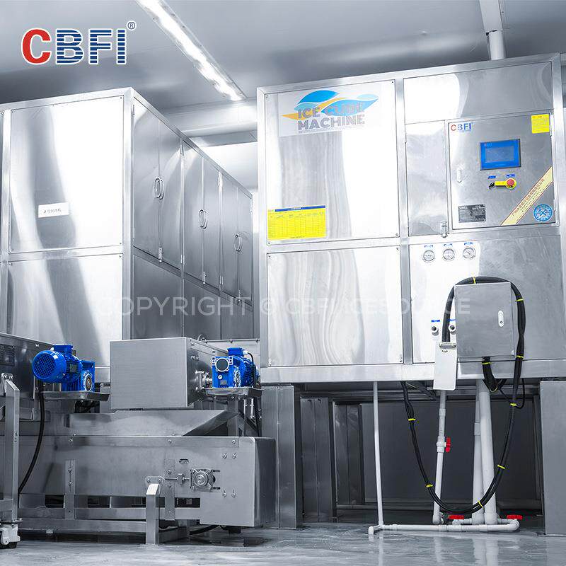 工业用5吨方冰机全自动制冰设备海鲜市场水产品加工制冷机组