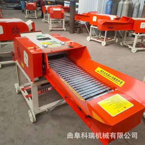 喂牛羊的铡草机 养殖场青储饲料打草机 干湿两用碎草揉丝机科瑞